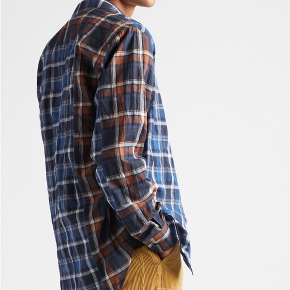 Loewe anagram plaid button down shirt - Picture 12 of 12